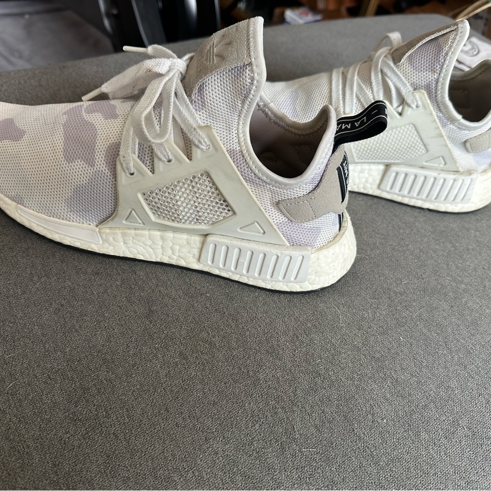 Men’s Adidas NMD XR1 White Camo Shoes